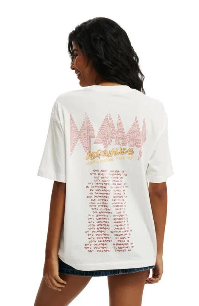 Cotton On The Lcn Music Boxy Graphic Tee