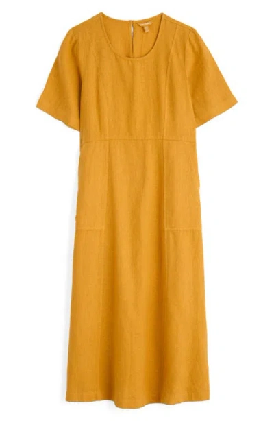 Seasalt Cornwall Grass Wave Linen Midi Dress