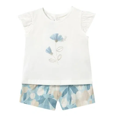 Mayoral Floral Bermudas Set