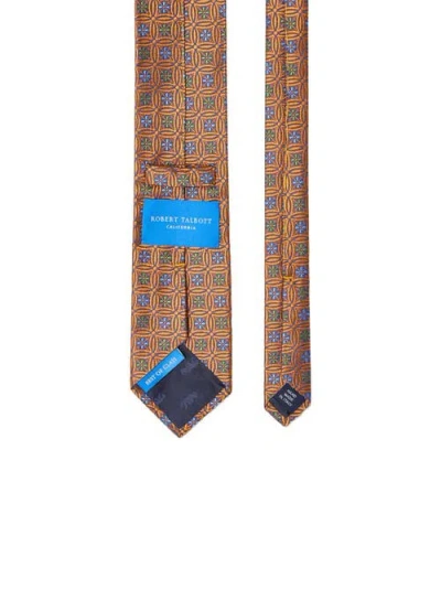 Robert Talbott Robert Fancy Floral Of Class Necktie In Brown