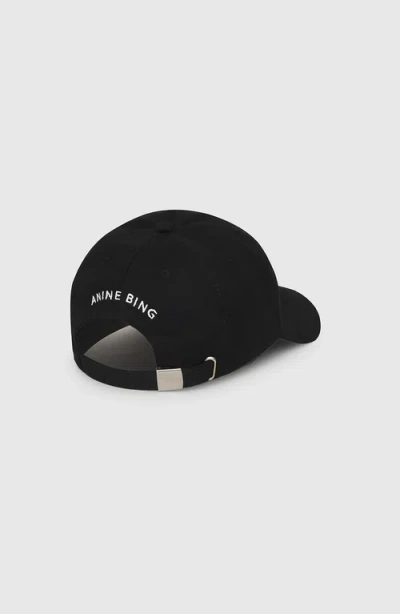 Anine Bing Jeremy Baseball Cap In Black