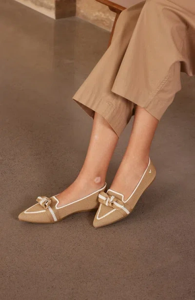 Vivaia Pointed-toe Bow Loafers