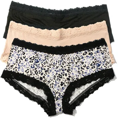 Hanky Panky Dream Assorted 3-pack Boyshorts In Multi