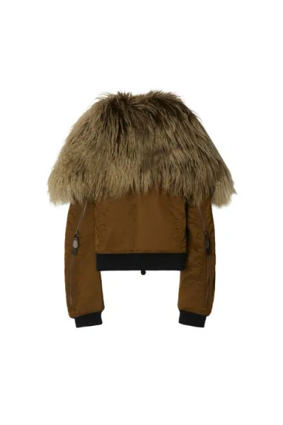 Burberry Nylon Blend Bomber Jacket