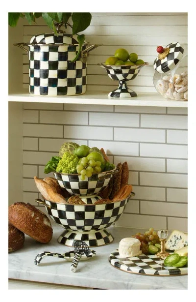 Mackenzie-childs Mackenzie Childs Courtly Check Enameled Steel Almost Everything Bowl