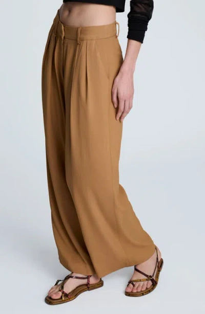 Kenneth Cole Pleated High Waist Wide Leg Pants
