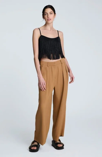 Kenneth Cole Pleated High Waist Wide Leg Pants