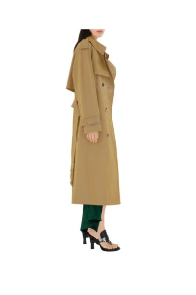Burberry Long Gabardine Trench Coat