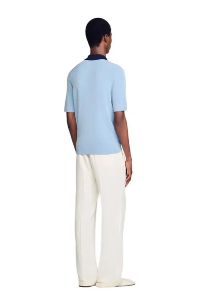 Sandro Two-tone Polo Shirt