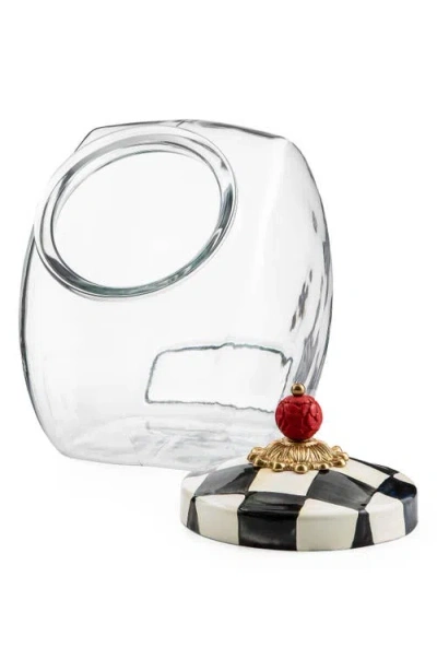 Mackenzie-childs Mackenzie Childs Cookie Jar With Courtly Check Lid