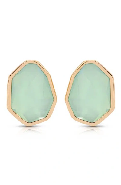 Ettika Seastone Stud Earrings