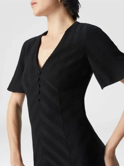 Missoni Long Dress In Cotton And Zigzag Viscose With Flared Hem