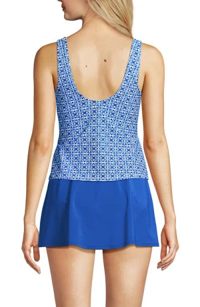 Lands' End D-cup Slender Suit Wrap Tankini Top
