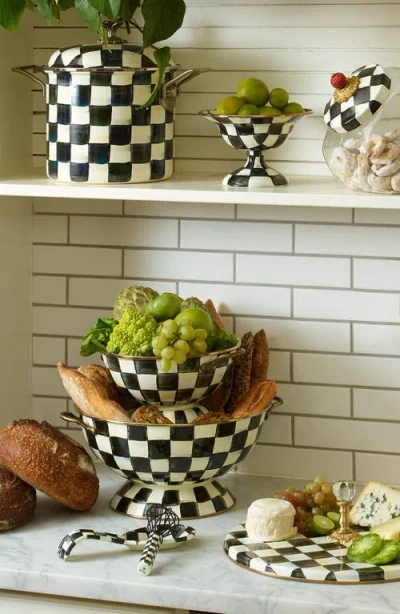 Mackenzie-childs Mackenzie Childs Courtly Check Enameled Steel Everything Bowl