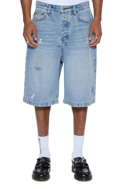 Ksubi Maxx Denim Shorts In Blue