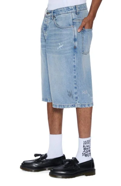 Ksubi Maxx Denim Shorts In Blue