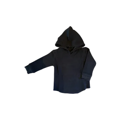 Laree + Co Waffle Knit Hooded Pullover