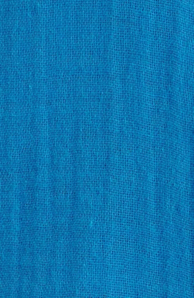 Rails Ellis Cotton Gauze Button-up Shirt In Blue