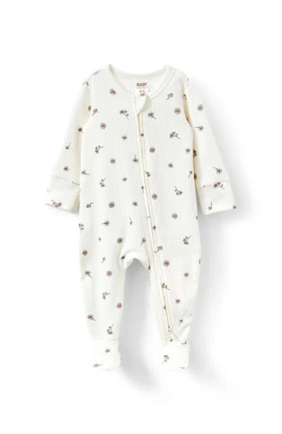 Cotton On Kids Organic Pointelle Zip All In One Romper