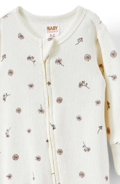 Cotton On Kids Organic Pointelle Zip All In One Romper