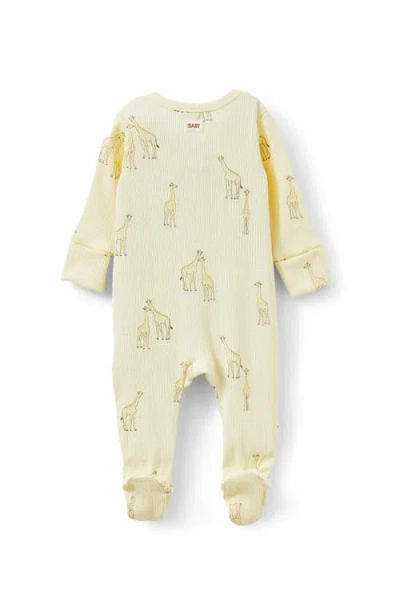 Cotton On Kids Organic Pointelle Zip All In One Romper