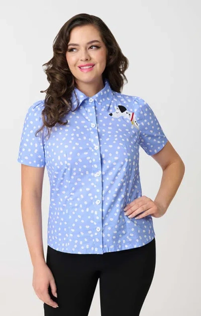 UNIQUE VINTAGE UNIQUE VINTAGE 1940S COLLARED BLOUSE 