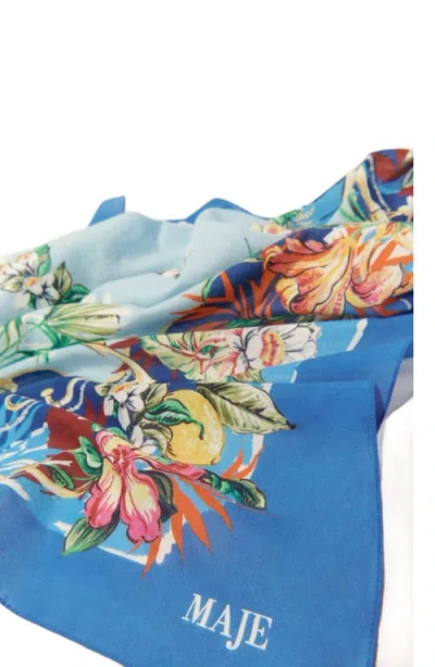 Maje Cotton Printed Scarf