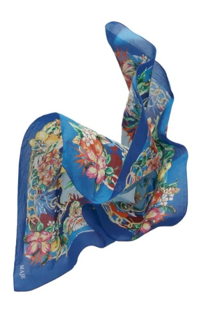 Maje Cotton Printed Scarf