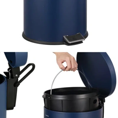 Happimess Oscar 8-gallon Step-open Trash Can With Free Mini Trash Can