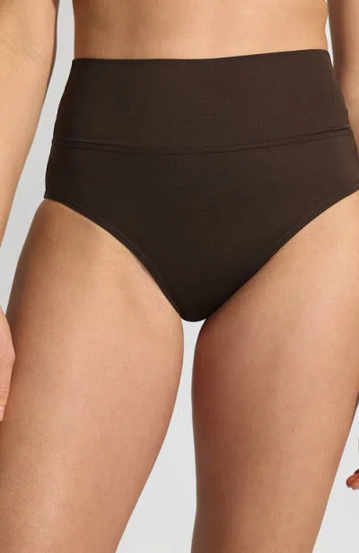 Lands' End Chlorine Resistant Pinchless High Waisted Bikini Bottoms