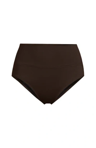 Lands' End Chlorine Resistant Pinchless High Waisted Bikini Bottoms