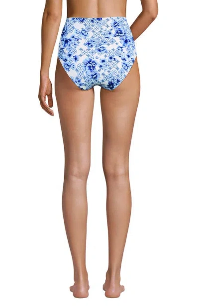 Lands' End Chlorine Resistant Pinchless High Waisted Bikini Bottoms