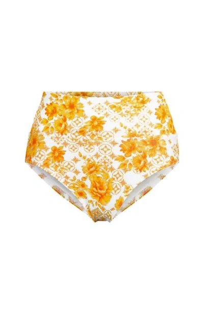Lands' End Chlorine Resistant Pinchless High Waisted Bikini Bottoms