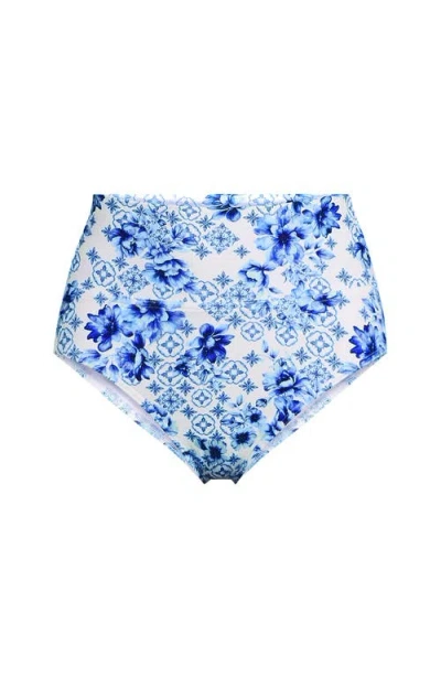 Lands' End Chlorine Resistant Pinchless High Waisted Bikini Bottoms