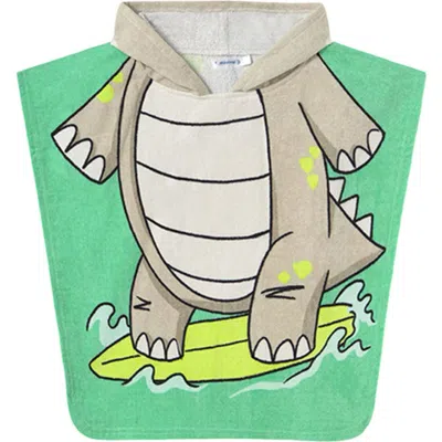 Mayoral Surfing Dinosaur Hoodie Towel
