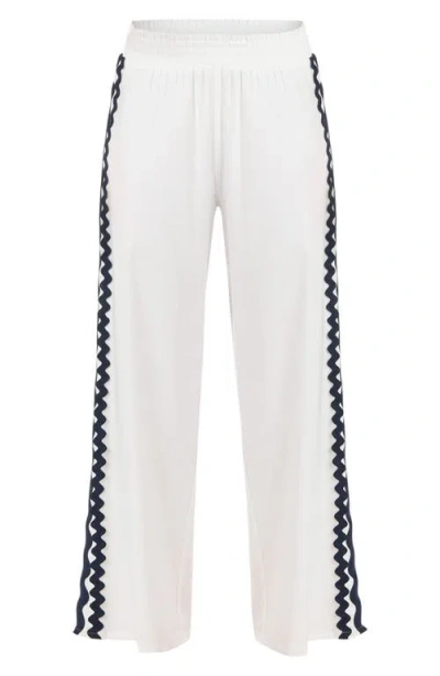 La Blanca Poolside Linen Blend Cover-up Pants