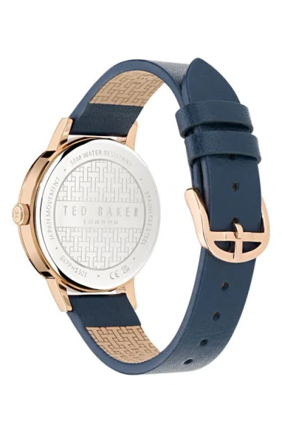 Ted Baker Phylipa Leather Strap Watch, 36mm