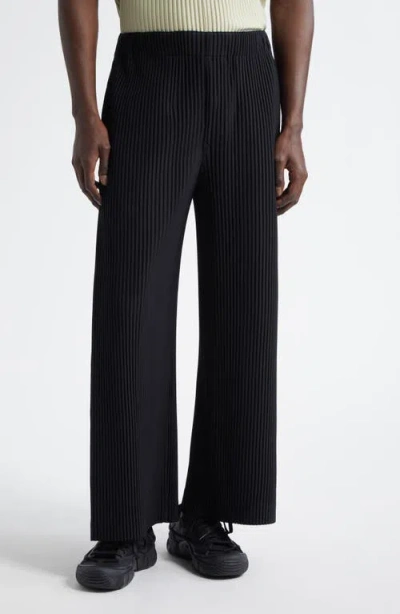 Issey Miyake Black Pleats Bottoms 2 Trousers