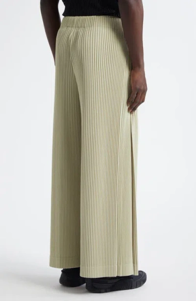 Issey Miyake Homme Plissé  Monthly Colors May Pleated Wide Leg Pants