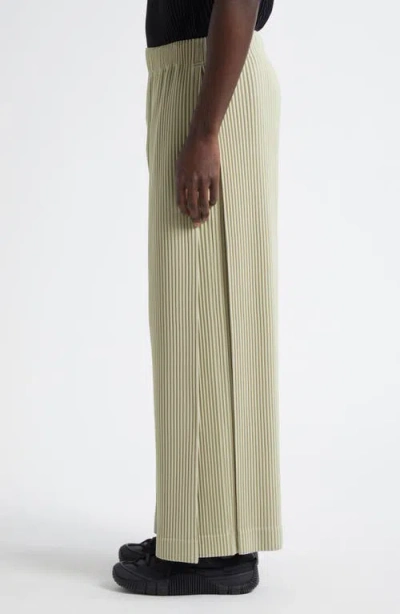 Issey Miyake Homme Plissé  Monthly Colors May Pleated Wide Leg Pants