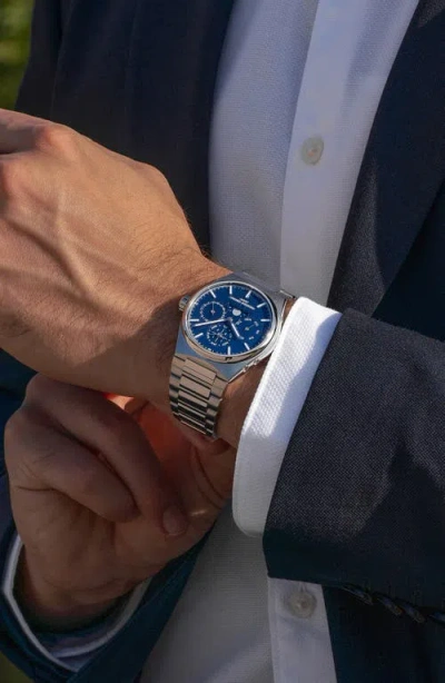Frederique Constant Highlife Perpetual Calendar Moon Phase Bracelet Watch, 41mm