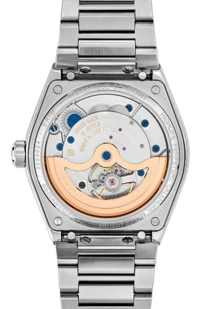 Frederique Constant Highlife Perpetual Calendar Moon Phase Bracelet Watch, 41mm