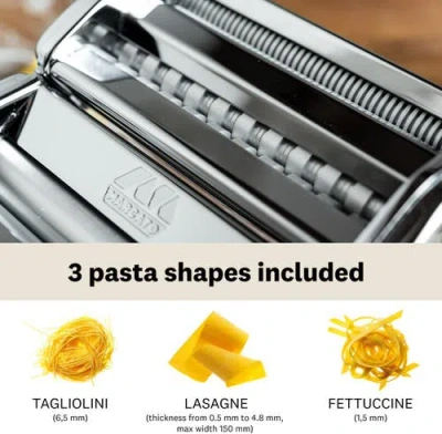 Marcato Atlas 150 Wellness Chrome-plated Steel Pasta Roller Machine