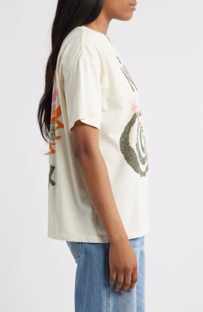 Daydreamer Nirvana In Utero Collage Tee In Stone Vintage