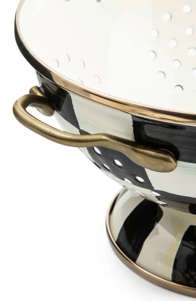 Mackenzie-childs Mackenzie Childs Courtly Check Large Colander