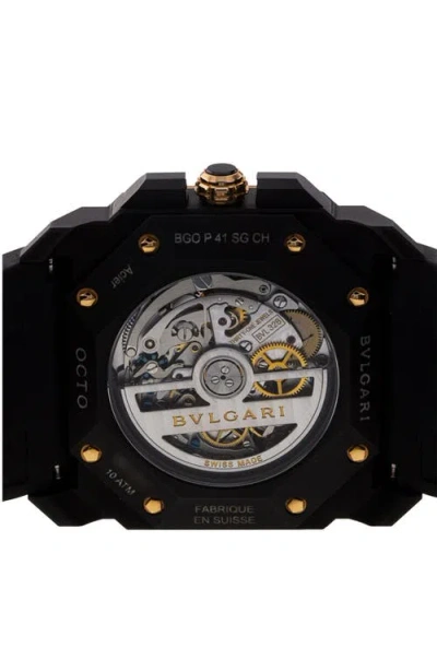 Watchfinder & Co. Bvlgari  2021 Octo L'originale Automatic Rubber Strap Watch, 41mm