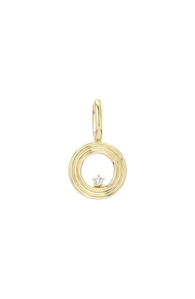 Adina Reyter Groovy Diamond Mini Initial Charm