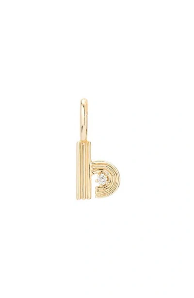 Adina Reyter Groovy Diamond Mini Initial Charm