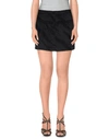 Just Cavalli Mini Skirt In Black