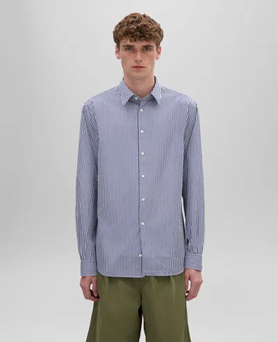 Aspesi Camicia Comma - Riga Blu